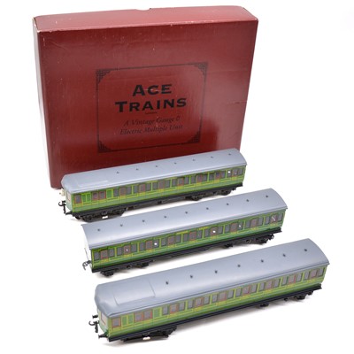 Lot 231 - ACE trains O gauge EMU three-car set, boxed
