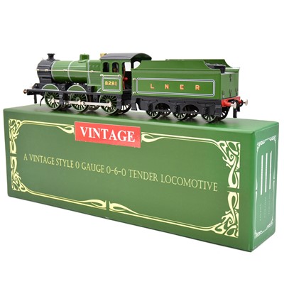 Lot 12 - Darstead O gauge J class steam locomotive and tender, boxed