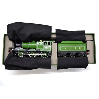 Lot 12 - Darstead O gauge J class steam locomotive and tender, boxed