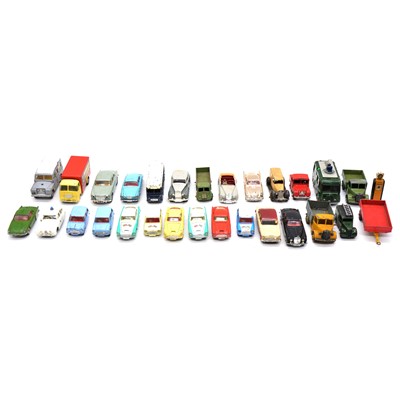Lot 146 - Twenty-nine die-cast models, including Dinky, Corgi, Spot-on, and others
