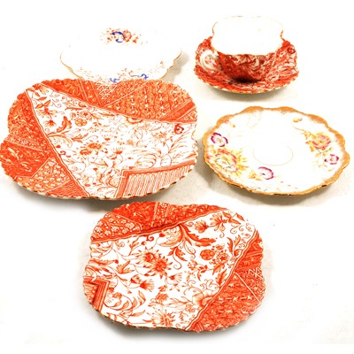 Lot 82 - A Wileman & Co (Foley) Dolly Varden pattern part teaset