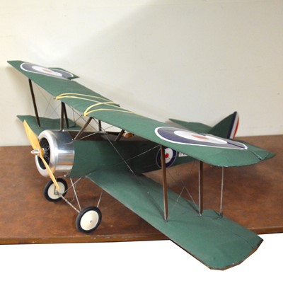Lot 482 - Remote controlled Sopwith Camel scale model aircraft