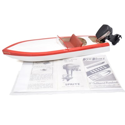 Lot 468 - Keil Kraft wooden model boat, 'Cresta'
