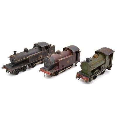 Lot 242 - Three O gauge clockwork tank locomotives