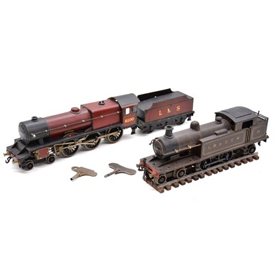 Lot 247 - Two O gauge clockwork locomotives, including Bassett Lowke