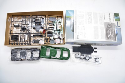 Lot 139 - Four scale model kits, including Revell, Tamiya and Fujimi, boxed