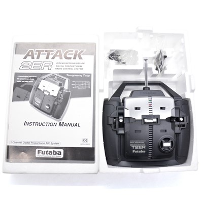 Lot 138 - Tamiya Ford F-150 remote control kit, Futaba Attack 2ER, both boxed