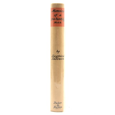 Lot 130 - Siegfried Sassoon, Memoirs of a Fox-Hunting Man, Faber  & Faber Ltd, London 1929.