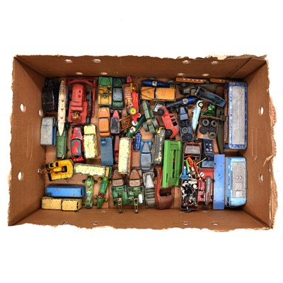 Lot 51 - A tray of loose die-cast models, including Dinky and Corgi