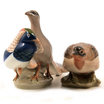 Lot 5 - Royal Copenhagen Partridge and Pheasants.