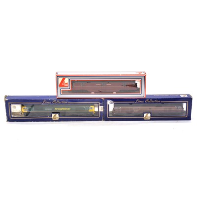 Lot 360 - Three Lima OO gauge diesel electric locomotives, boxed