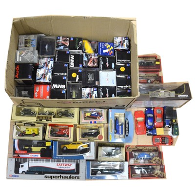 Lot 50 - Fifty-six die-cast vehicles including Saico, Corgi, Cararama, Matchbox and others
