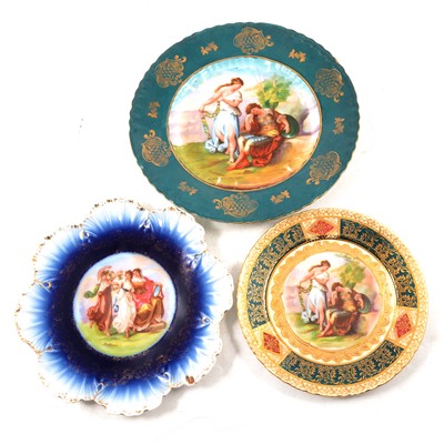 Lot 44 - Eight assorted Royal Vienna decorative cabinet plates