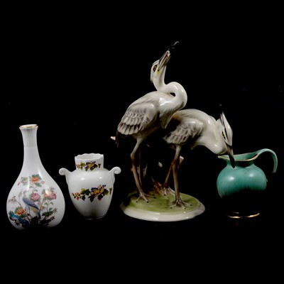 Lot 79 - Two small boxes of assorted decorative ceramics