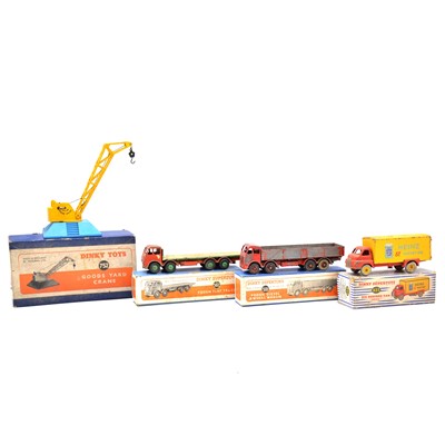 Lot 147 - Four Dinky Supertoys die-cast models, boxed