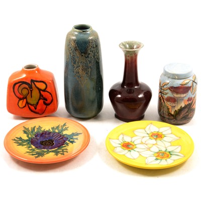 Lot 16 - Cobridge Stoneware, Burslem Pottery, Dennis China Works, Poole Pottery and other ceramics.