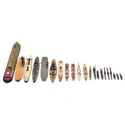 Lot 156 - A collection of model ships, including Dinky, Tri-ang and others