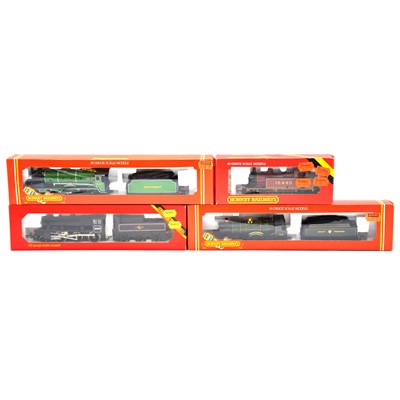 Lot 364 - Four Hornby OO gauge steam locomotives, boxed