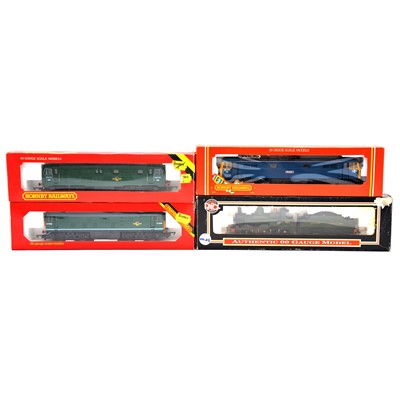 Lot 381 - Four Hornby and Dapol OO gauge locomotives, boxed