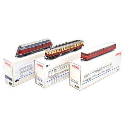Lot 404 - Three Marklin HO gauge railbuses