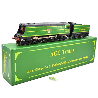 Lot 243 - ACE Trains O gauge locomotive, 'Bulleid Pacific', boxed