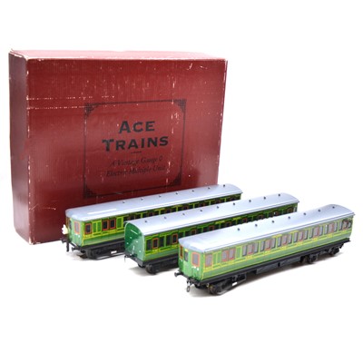 Lot 249 - ACE trains O gauge EMU three-car set, boxed
