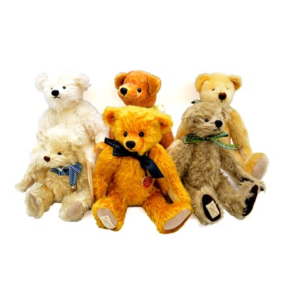 Lot 289 - SIx Dean's teddy bears