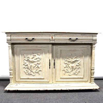 Lot 494 - Painted French buffet