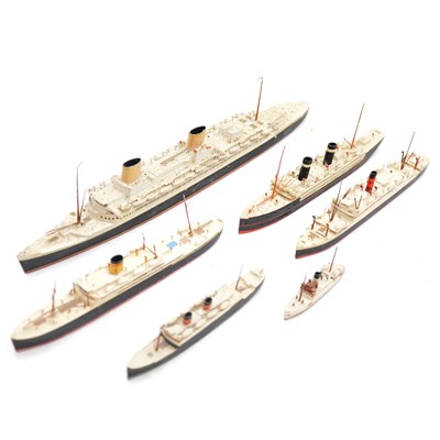 Lot 447 - Six Bassett Lowke waterline models