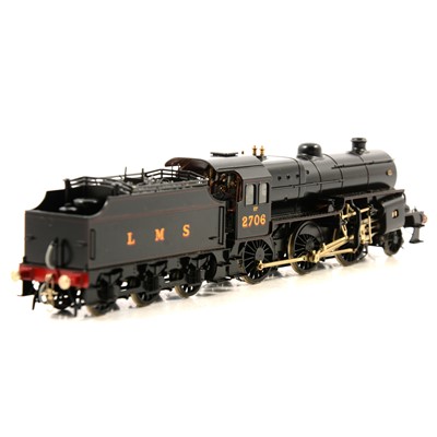 Lot 279 - A James Stanley Beeson scratch built fine scale steam locomotive and tender, LMS 'Crab'