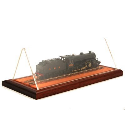 Lot 279 - A James Stanley Beeson scratch built fine scale steam locomotive and tender, LMS 'Crab'