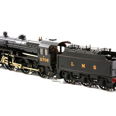 Lot 279 - A James Stanley Beeson scratch built fine scale steam locomotive and tender, LMS 'Crab'