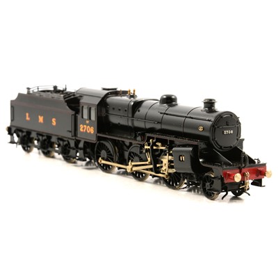 Lot 279 - A James Stanley Beeson scratch built fine scale steam locomotive and tender, LMS 'Crab'