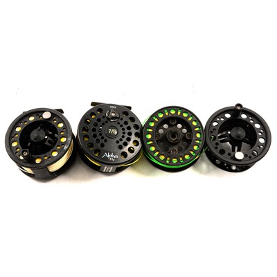 Lot 251 - Seven assorted trout and salmon fly fishing reels