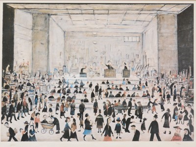 Lot 395 - After Laurence Stephen Lowry, The Auction
