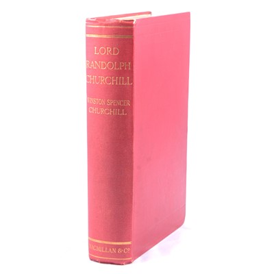Lot 56 - Winston Spencer Churchill, Lord Randolph Churchill, signed by Winston Churchill