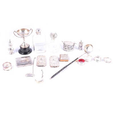 Lot 228 - Quantity of assorted silver items
