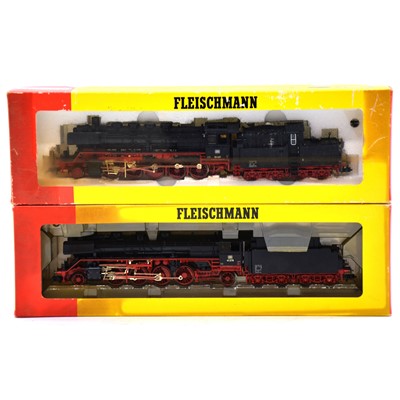 Lot 417 - Two Fleischmann HO gauge locomotives