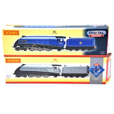 Lot 352 - Two Hornby OO gauge class A4 locomotives, boxed