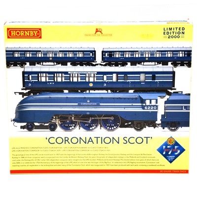 Lot 284 - Hornby OO gauge train pack 'Coronation Scot', boxed