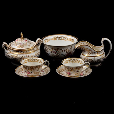 Lot 63 - English bone china tea set, possibly Daniels,...