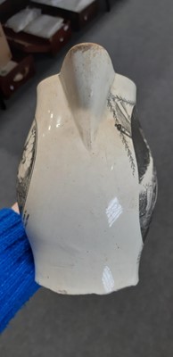 Lot 47 - Pearlware blue and white jug, circa.1800,...