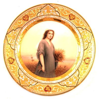 Lot 1 - Vienna porcelain cabinet plate