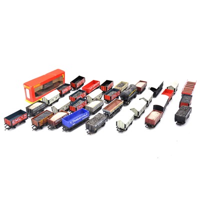 Lot 328 - Thirty-two Hornby OO gauge freight wagons
