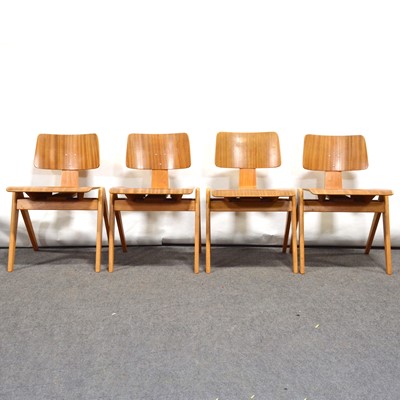 Lot 528 - Robin Day for Hille, a set of four 'Hillestak' chairs