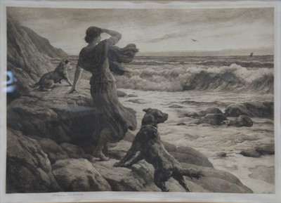 Lot 406 - After Herbert Thomas Dicksee, In Sight at Last