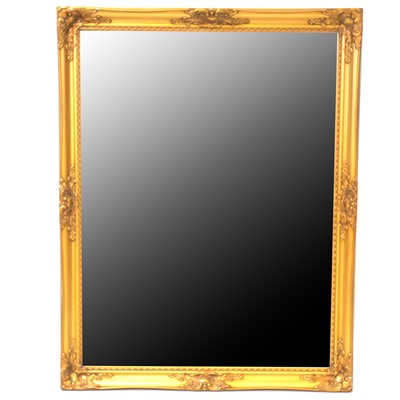 Lot 451 - Modern overmantel mirror, gilt frame
