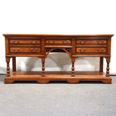 Lot 342 - Haselbech Oak dresser base