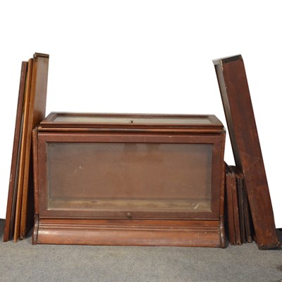 Lot 350 - Globe Wernicke style bookcase components, as found