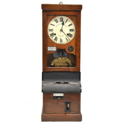 Lot 512 - National Time Recorder clocking in clock